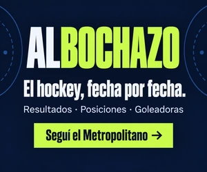 ALBOCHAZO. El hockey, fecha por fecha. Resultados · Posiciones · Goleadoras. Seguí el Metropolitano.