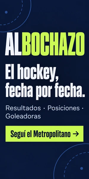 ALBOCHAZO. El hockey, fecha por fecha. Resultados · Posiciones · Goleadoras. Seguí el Metropolitano.